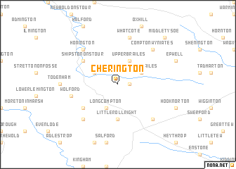 map of Cherington