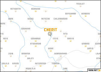 map of Cherīt