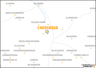 map of Cherkaoua