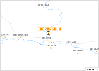 map of Cherkasova