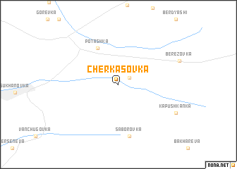 map of Cherkasovka