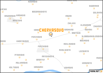 map of Cherkasovo