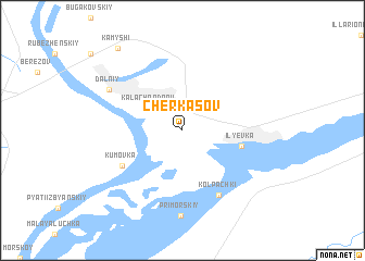 map of Cherkasov