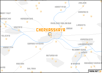 map of Cherkasskaya