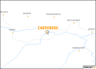 map of Cherkassk