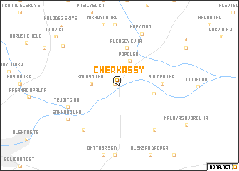 map of Cherkassy