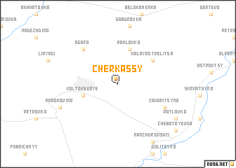 map of Cherkassy