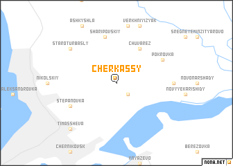 map of Cherkassy
