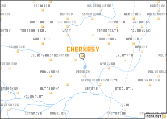 map of Cherkasy