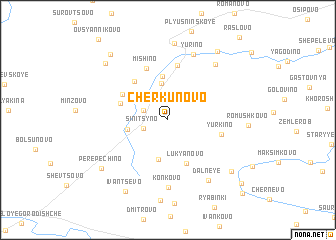 map of Cherkunovo