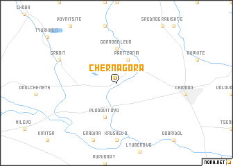 map of Cherna Gora