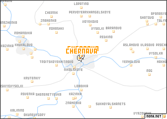 map of Chernava