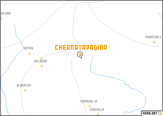 map of Chërnaya Padina