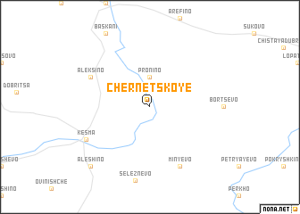 map of Chernetskoye