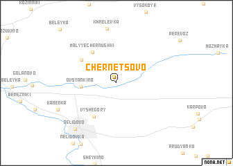 map of Chernetsovo