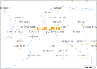 map of Chernevoto