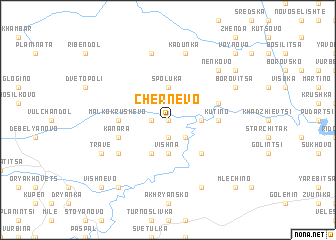 map of Chernevo