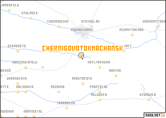 map of Chernigovo-Tokmachansk