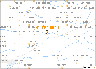 map of Chernikhov