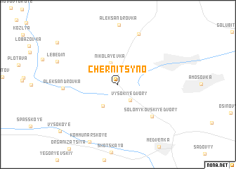 map of Chernitsyno
