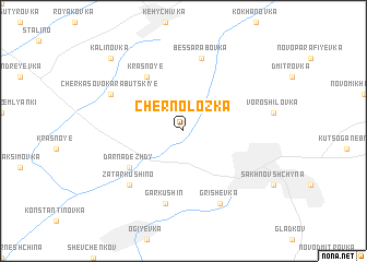 map of Chernolozka