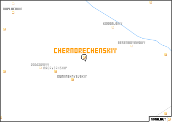 map of Chernorechenskiy