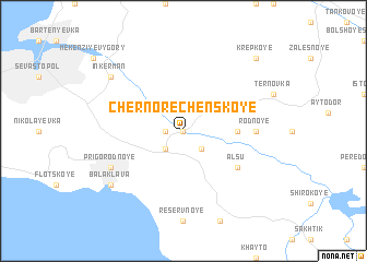 map of Chernorechenskoye