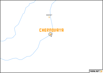 map of Chernovaya