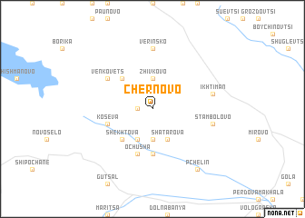 map of Chernʼovo