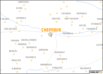 map of Chernovo