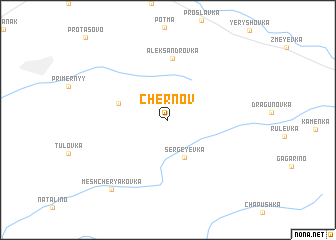 map of Chernov