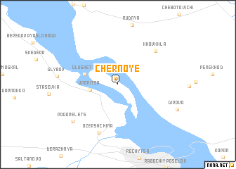 map of Chërnoye