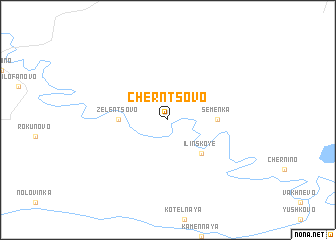 map of Cherntsovo