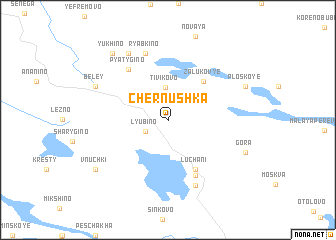 map of Chernushka