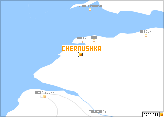map of Chernushka