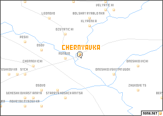 map of Chernyavka