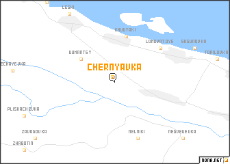 map of Chernyavka