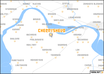 map of Chernyshëvo