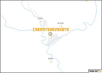 map of Chernyshevskoye