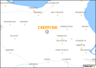 map of Chernyshi