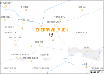 map of Chërnyy Klyuch