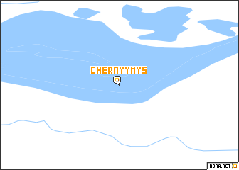 map of Chërnyy Mys