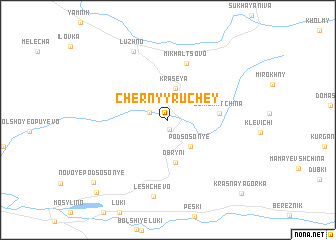 map of Chërnyy Ruchey