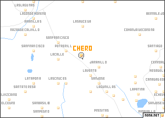 map of Chero