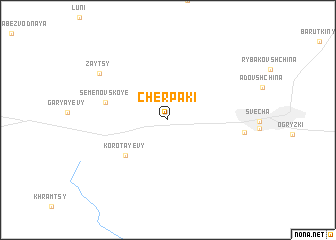 map of Cherpaki