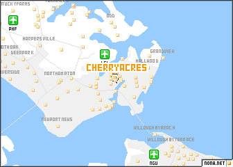 map of Cherry Acres