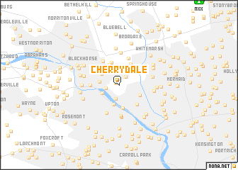 map of Cherry Dale