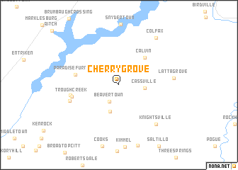 map of Cherry Grove