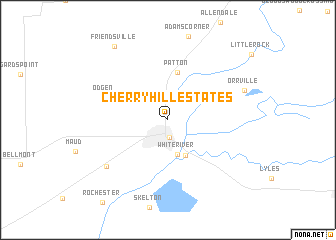 map of Cherry Hill Estates