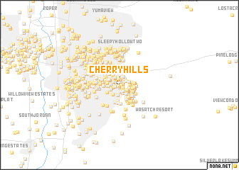 map of Cherry Hills